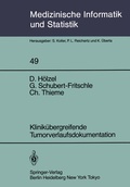 Cover: Klinik&uuml;bergreifende Tumorverlaufsdokumentation - Springer