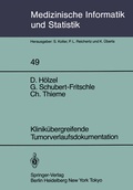 Cover: Klinik&uuml;bergreifende Tumorverlaufsdokumentation - Springer