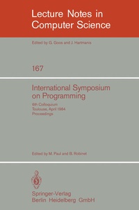 Enlarge image Cover: International Symposium on Programming - Springer