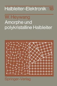 Enlarge image Cover: Amorphe und polykristalline Halbleiter - Springer