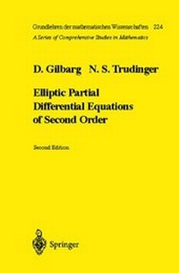 Enlarge image Cover: Elliptic Partial Differential Equations of Second Order - Springer
