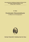 Cover: Evolution&auml;re Erkenntnistheorie - Springer