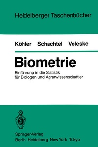 Enlarge image Cover: Biometrie - Springer
