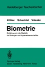 Cover: Biometrie - Springer