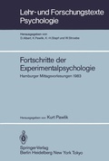 Bild: Fortschritte der Experimentalpsychologie - Springer