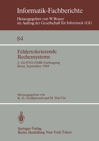 Enlarge image Cover: Fehlertolerierende Rechensysteme - Springer