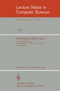 Cover: Semantics of Data Types - Springer