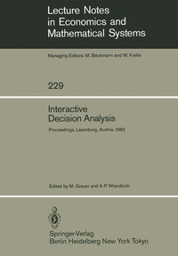 Enlarge image Cover: Interactive Decision Analysis - Springer