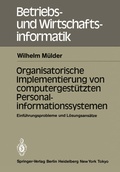 Cover: Organisatorische Implementierung von computergest&uuml;tzten Personalinformationssystemen - Springer