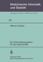 Cover: Ein Informationssystem für die Geburtshilfe - Springer