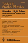 Cover: Ultrashort Light Pulses - Springer