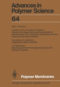 Enlarge image Cover: Polymer Membranes - Springer