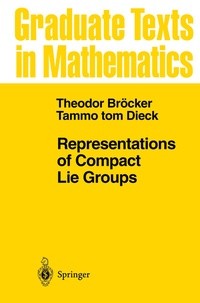 Abbildung von: Representations of Compact Lie Groups - Springer