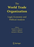 Cover: The World Trade Organization - Springer