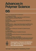 Cover: Characterization of Polymers in the Solid State I: Part A: NMR and Other Spectroscopic Methods Part B: Mechanical Methods - Springer