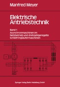 Cover: Elektrische Antriebstechnik - Springer