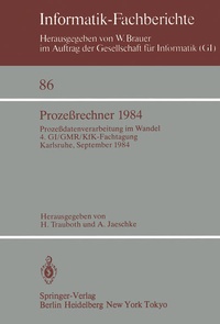 Enlarge image Cover: Prozeßrechner 1984 - Springer