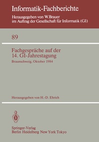 Abbildung von: Fachgespräche auf der 14. GI-Jahrestagung - Springer
