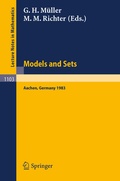 Cover: Proceedings of the Logic Colloquium. Held in Aachen, July 18-23, 1983 - Springer