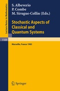 Cover: Stochastic Aspects of Classical and Quantum Systems - Springer