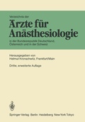 Abbildung von: Verzeichnis der Ärzte für Anästhesiologie in der Bundesrepublik Deutschland, Österreich und der Schweiz - Springer