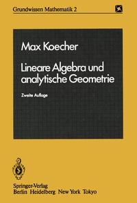 Abbildung von: Lineare Algebra und analytische Geometrie - Springer
