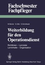 Cover: Weiterbildung für den Operationsdienst - Springer