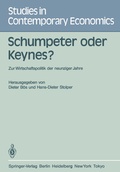 Cover: Schumpeter oder Keynes? - Springer