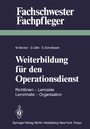 Cover: Weiterbildung für den Operationsdienst - Springer