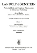 Cover: Oceanography - Springer