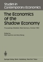 Cover: The Economics of the Shadow Economy - Springer
