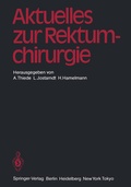 Cover: Aktuelles zur Rektumchirurgie - Springer