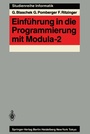 Cover: Einführung in die Programmierung mit Modula-2 - Springer