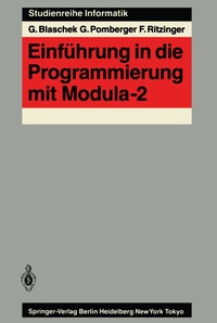 Enlarge image Cover: Einführung in die Programmierung mit Modula-2 - Springer