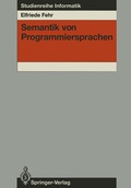 Cover: Semantik von Programmiersprachen - Springer