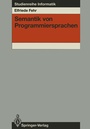 Cover: Semantik von Programmiersprachen - Springer