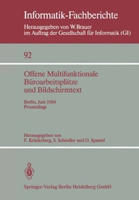 Abbildung von: Offene Multifunktionale Büroarbeitsplätze und Bildschirmtext - Springer