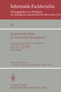 Cover: Kommunikation in Verteilten Systemen I - Springer