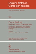 Cover: Formal Methods and Software Development. Proceedings of the International Joint Conference on Theory and Practice of Software Development (TAPSOFT), Berlin, March 25-29, 1985 - Springer