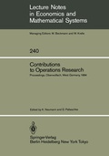 Cover: Contributions to Operations Research - Springer