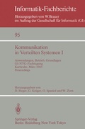 Cover: Kommunikation in Verteilten Systemen I - Springer