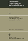 Cover: Decision Making with Multiple Objectives - Springer
