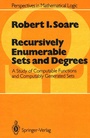 Cover: Recursively Enumerable Sets and Degrees - Springer