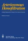 Cover: Arteriovenous Hemofiltration - Springer