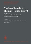Cover: Modern Trends in Human Leukemia VI - Springer
