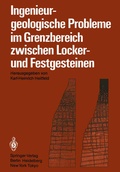 Cover: Ingenieurgeologische Probleme im Grenzbereich zwischen Locker- und Festgesteinen - Springer