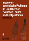 Cover: Ingenieurgeologische Probleme im Grenzbereich zwischen Locker- und Festgesteinen - Springer
