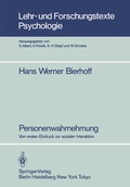 Cover: Personenwahrnehmung - Springer