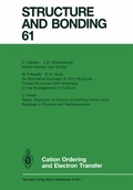 Cover: Cation Ordering and Electron Transfer - Springer