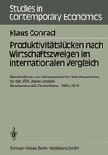 Cover: Produktivit&auml;tsl&uuml;cken nach Wirtschaftszweigen im internationalen Vergleich - Springer